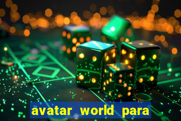 avatar world para imprimir e colorir